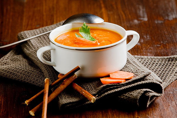 Carrot and Coriander Soup, serves 4-6